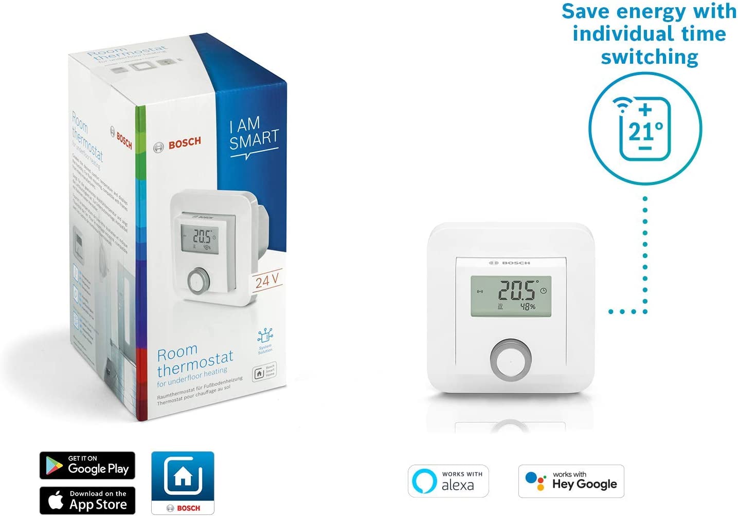Roomthermo floorheating 24V NL