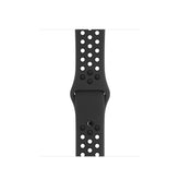 Apple 38mm Nike Sport Band - Correa para reloj inteligente - Tallas S/M y M/L - Antracita/Negro - Demo - para reloj (38mm, 40mm, 41mm)