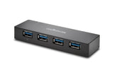 Kensington UH4000C - Concentrador - 4 x SuperSpeed USB 3.0 - escritorio