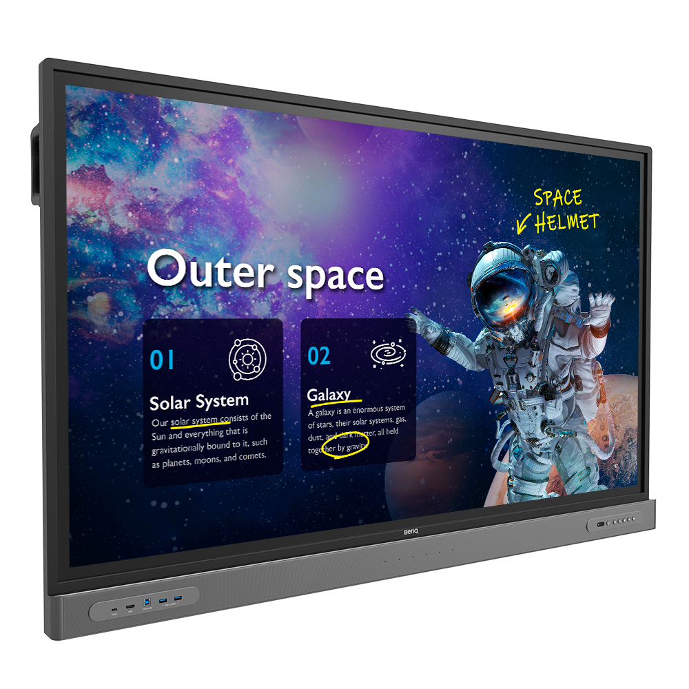 65 INCHES INTERACTIVE FLAT PANEL RM6503 BLACK