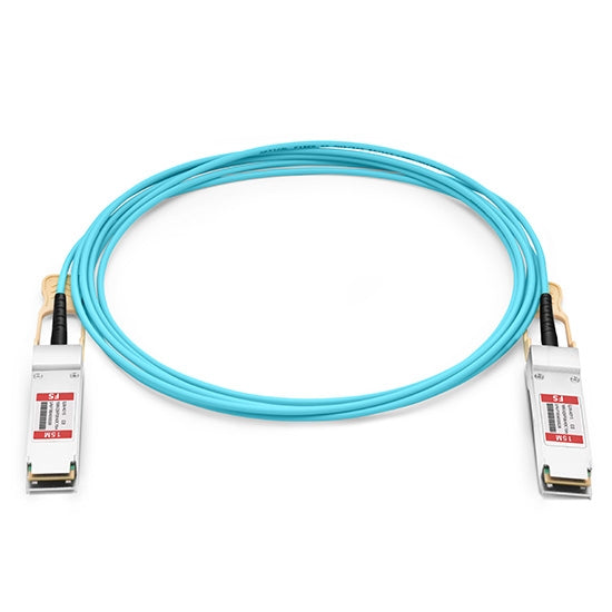 Cisco - 100GBase Jump Cable - QSFP28(M) a QSFP28(M) - 15 m - fibra óptica - activo - a P/N: C9500-32C-EDU, C9500-32QC-EDU, N9K-X9788TC-FX-RF , NCS -55A1-24H-B, NCS-55A1-36H-SE-S