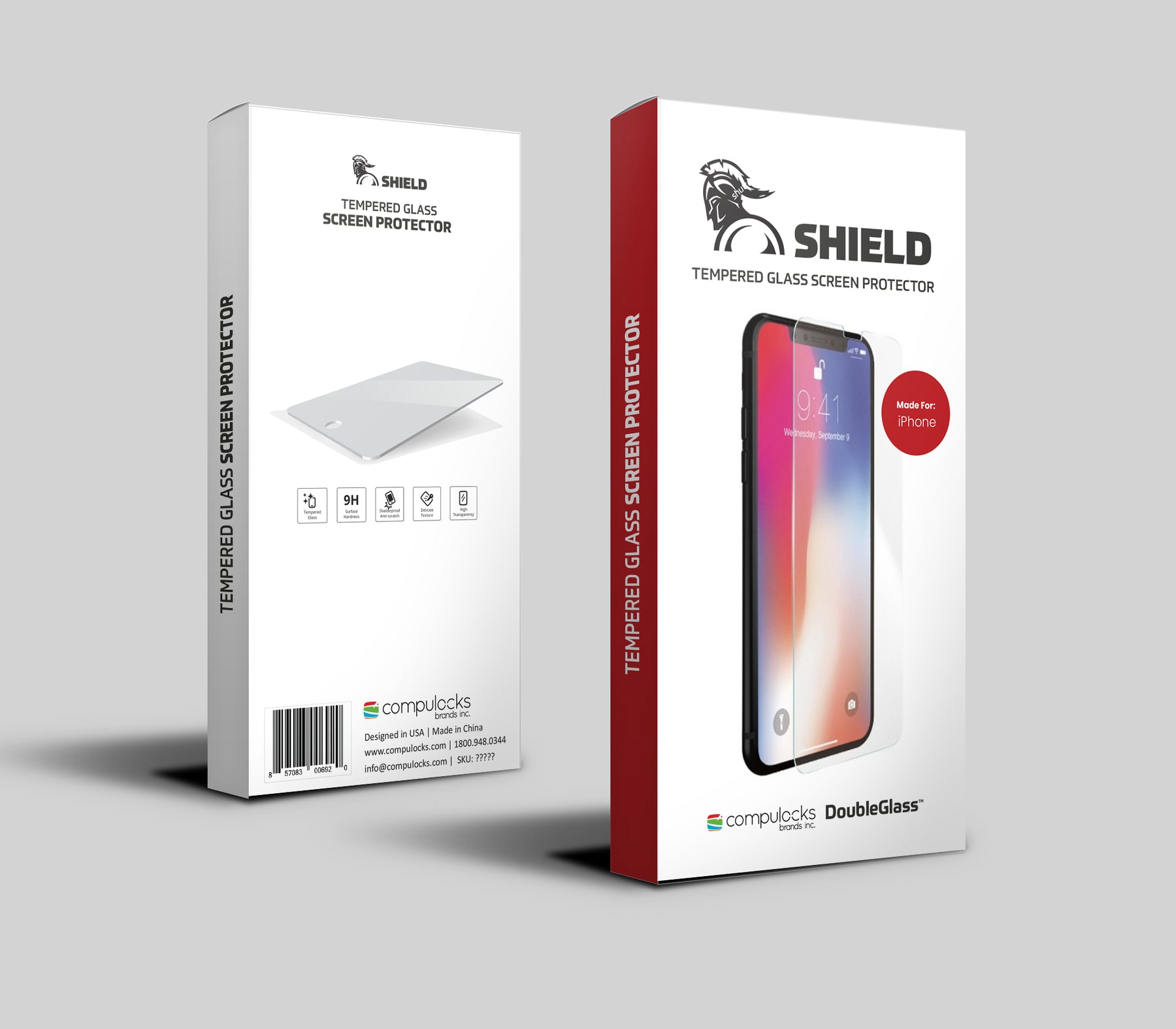 Compulocks Premium Screen protector for iPhone 11 & iPhone XR - Mobile phone screen protector - glass - for Apple iPhone 11, XR