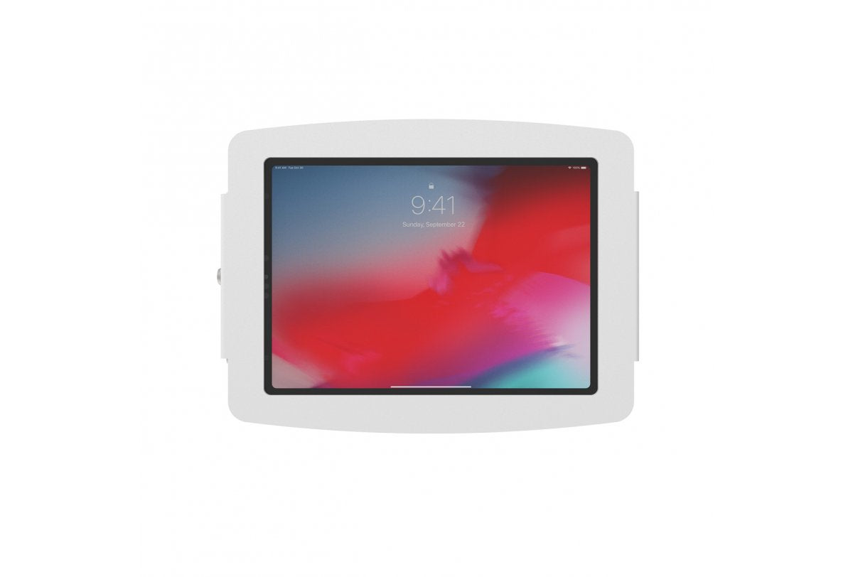 Compulocks Space iPad Pro 11-inch 6th/5th/4th/3rd Gen Secured Display Enclosure - Cobertura - para tablet - bloqueável - alumínio de alto-nível - branco - tamanho de tela: 11" - interface de montagem: 100 x 100 mm - montável em parede - para Apple 11