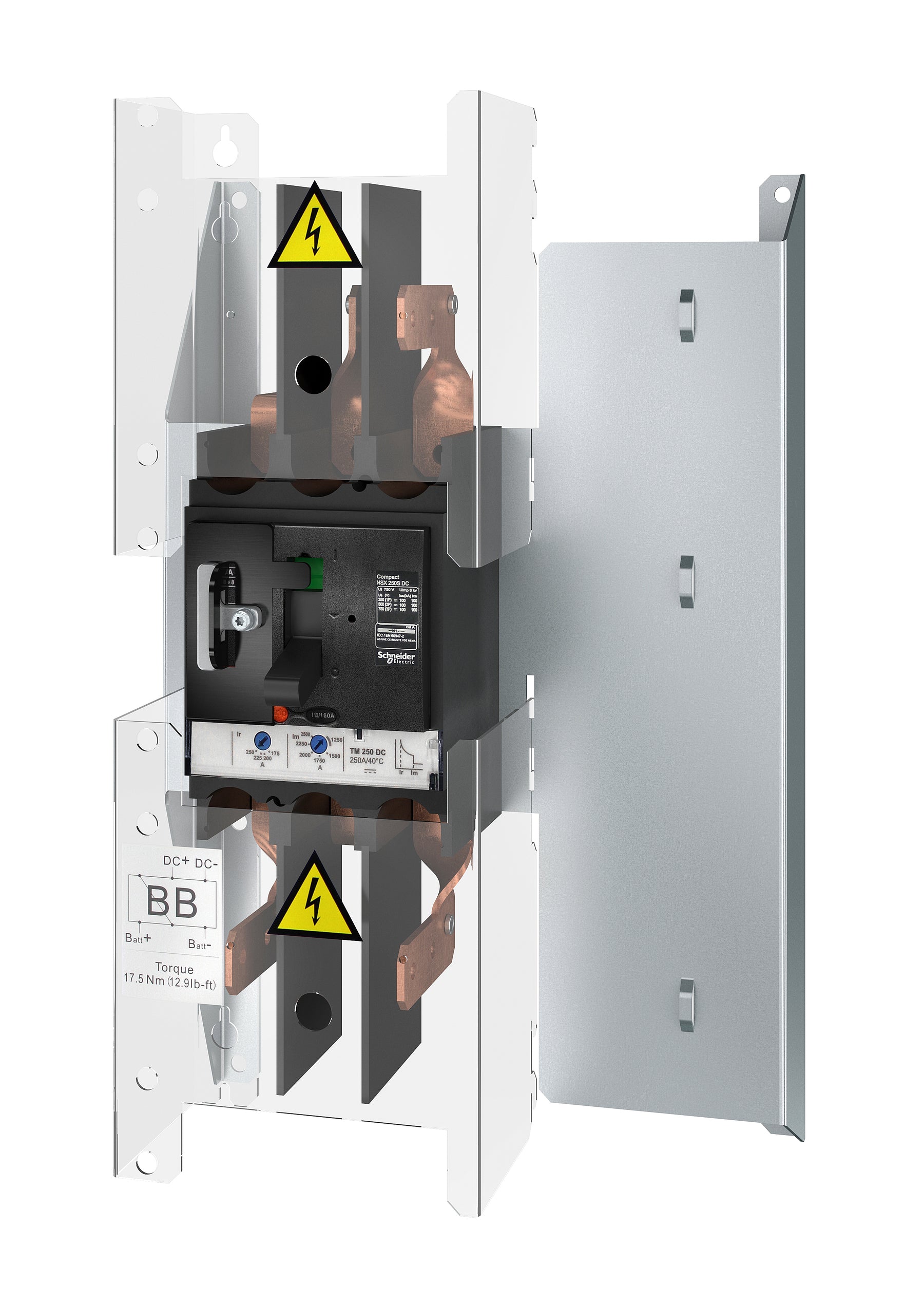 APC Galaxy VS Battery Breaker Kit 20-80kW 400V - Disyuntor automático - para P/N: GVSUPS20KHS, GVSUPS30KHS, GVSUPS40KHS, GVSUPS50KHS, GVSUPS60KHS, GVSUPS80KHS