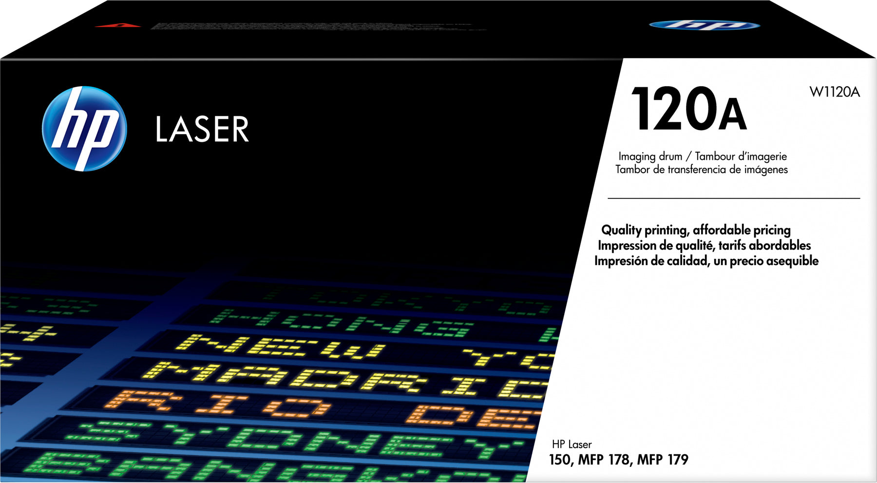 HP 120A - Original - kit de tambor - para Color Laser 150a, 150nw, MFP 178nw, MFP 178nwg, MFP 179fnw, MFP 179fwg