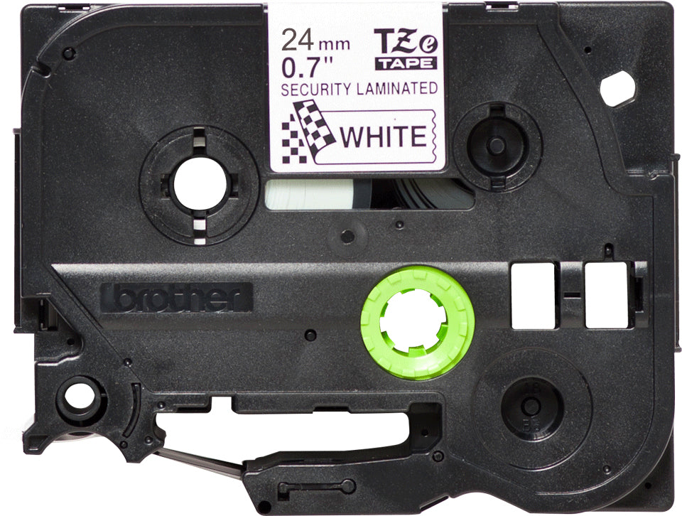 Brother TZe-SE5 - Black on white - Roll (2.4 cm x 8 m) 1 cassette(s) label tape - for P-Touch PT-1400, PT-1650