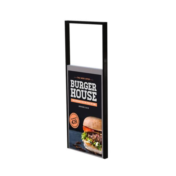Peerless-AV SmartMount DS-OM55ND - Kit de montagem - para visor LCD - preto opaco - tamanho de tela: 55" - montável em teto, montável no chão - para Samsung OM55N-D