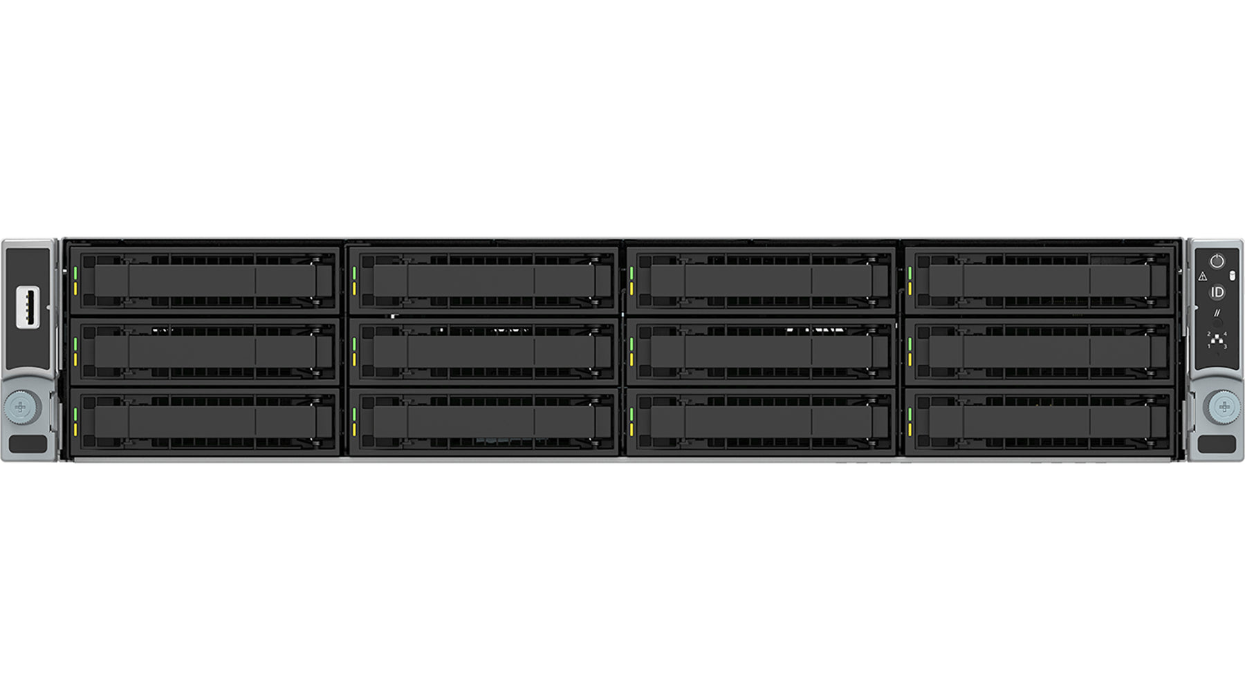 Intel Server System R2312WF0NPR - Server - rack mountable - 2U - 2-way - no CPU - RAM 0 GB - SATA - hot-swap 2.5", 3.5" bay(s) - no HDD - GigE - display: none