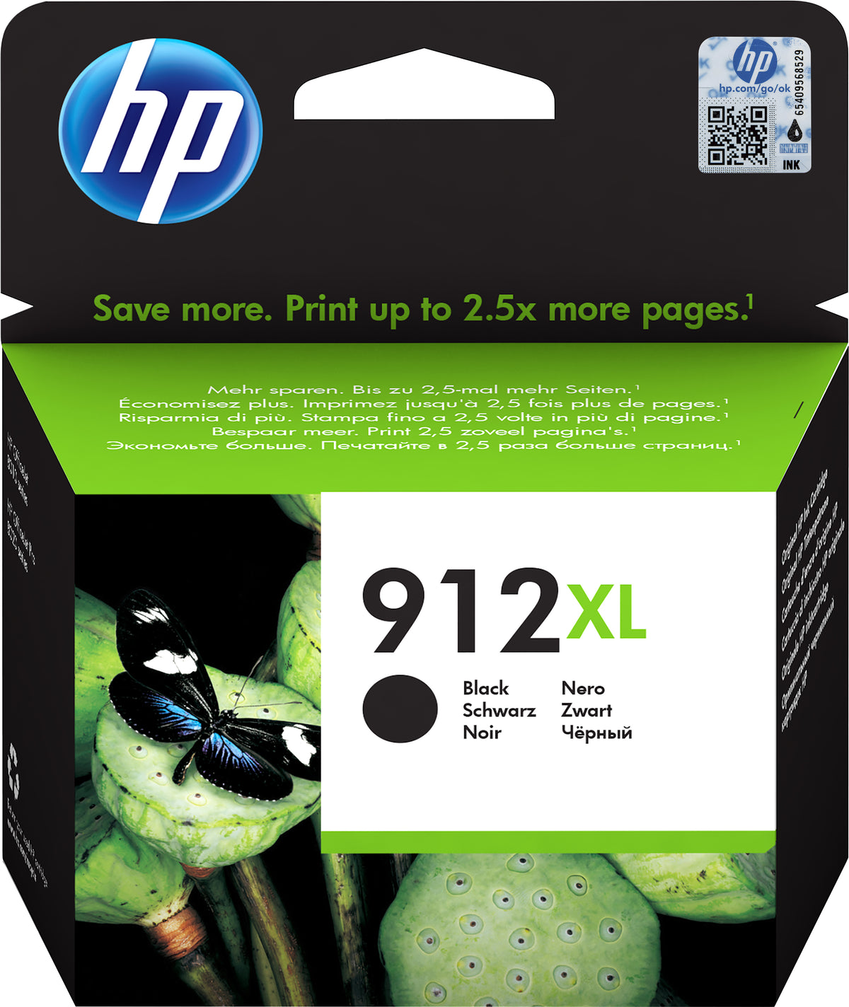 HP 912XL - High Yield - black - original - ink cartridge - for Officejet 80XX, Officejet Pro 80XX