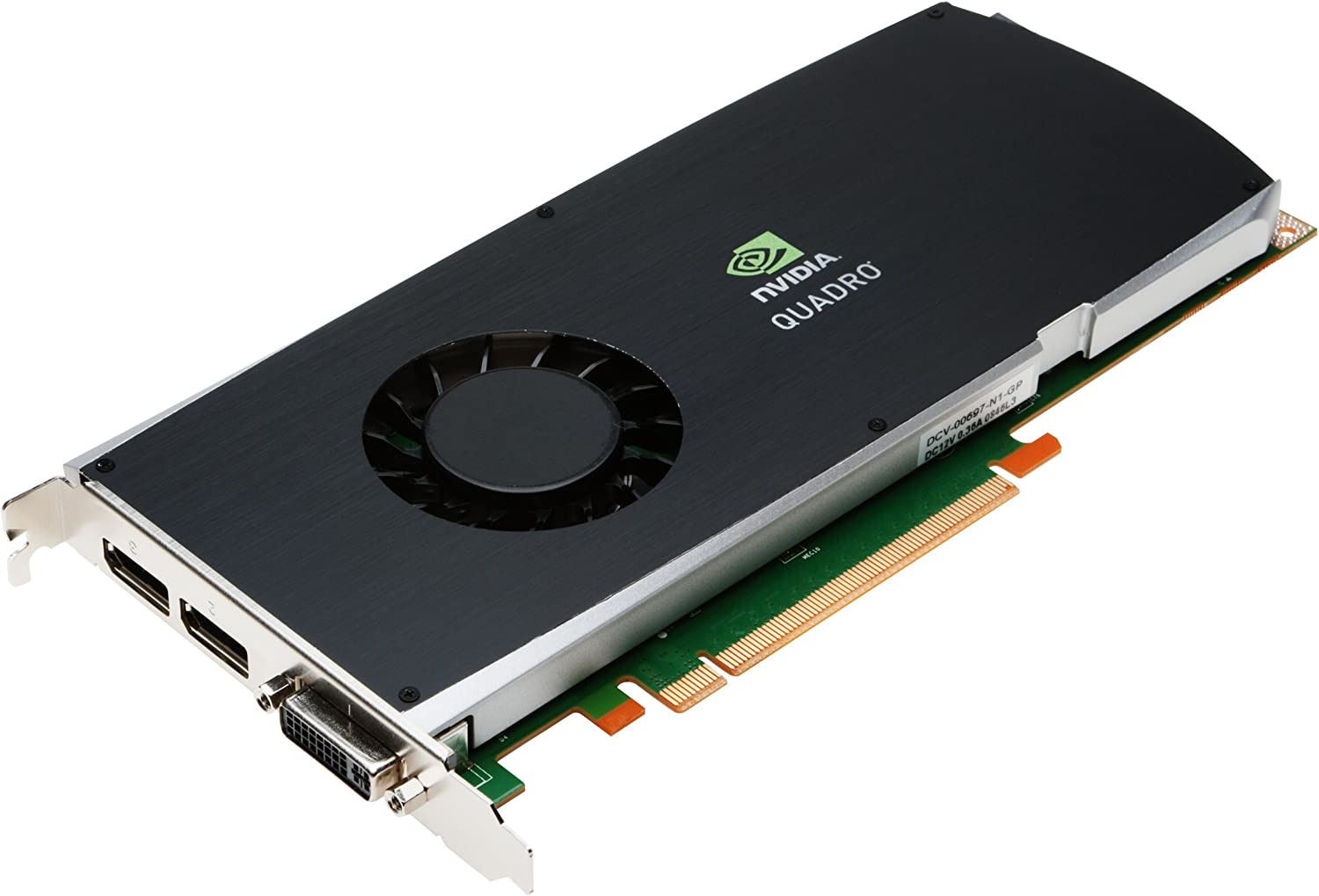 NVIDIA Quadro FX 3800 de PNY - Tarjeta gráfica - Quadro FX 3800 - 1 GB GDDR3 - PCIe 2.0 x16 - DVI, 2 x DisplayPort (VCQFX3800-PCIE-PB)