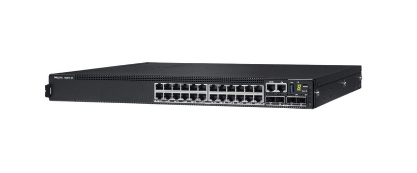 Dell PowerSwitch N2224X-ON - Interruptor - L3 - Administrado - 24 x 10/100/1000/2.5G + 4 x 25 Gigabit SFP28 - fluxo de ar frente para trás - montável em trilho - CAMPUS Smart Value