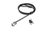 Kensington NanoSaver Keyed Laptop Lock - Master Keyed - Trancamento do cabo de segurança - prata - 1.8 m