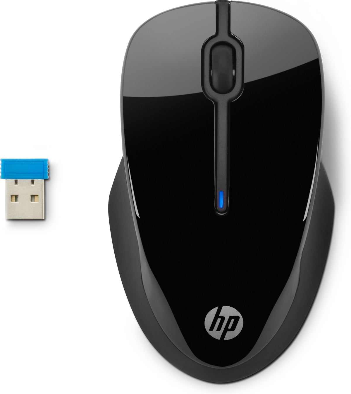 HP 250 - Mouse - 3 buttons - wireless - 2.4 GHz - USB wireless receiver - black - for OMEN by HP Laptop 16, Victus 15L by HP, Victus by HP Laptop 16, Pavilion TP01