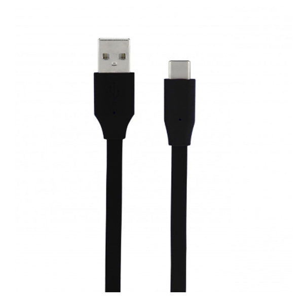 MOOOV CABLE USB-A / USB-C FLAT DATA & CHARGE BLACK 1MT