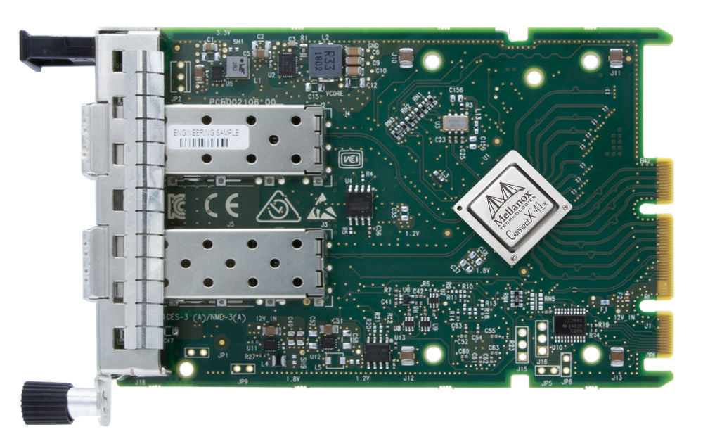 Lenovo ThinkSystem Mellanox ConnectX-4 Lx - Adaptador de rede - OCP - 10Gb Ethernet / 25Gb Ethernet SFP28 x 2 - para ThinkAgile MX3330-F Appliance, MX3330-H Appliance, MX3331-F Certified Node