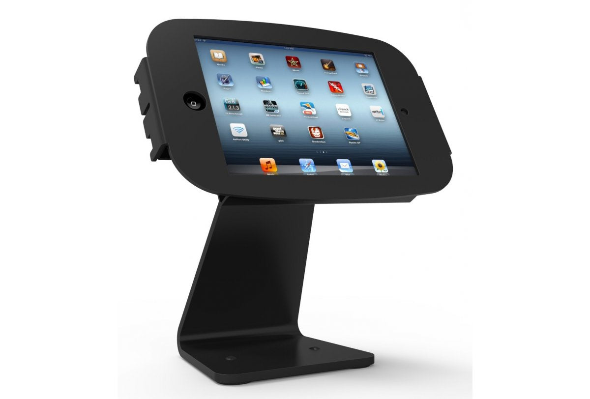 Compulocks Space 360 - Kit de montagem (base de apoio, caixa) - para tablet - bloqueável - alumínio de alto-nível - preto - tamanho de tela: 10.1" - balcão