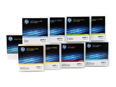 HPE Ultrium RW Eco Case Data Cartridge - 20 x LTO Ultrium 6 - 2.5 TB / 6.25 TB - Write Labels - Purple - for StorageWorks SAS Rack-Mount Kit (C7976BH)