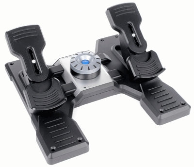 Logitech Flight Rudder Pedals - Pedais - com cabo - para PC