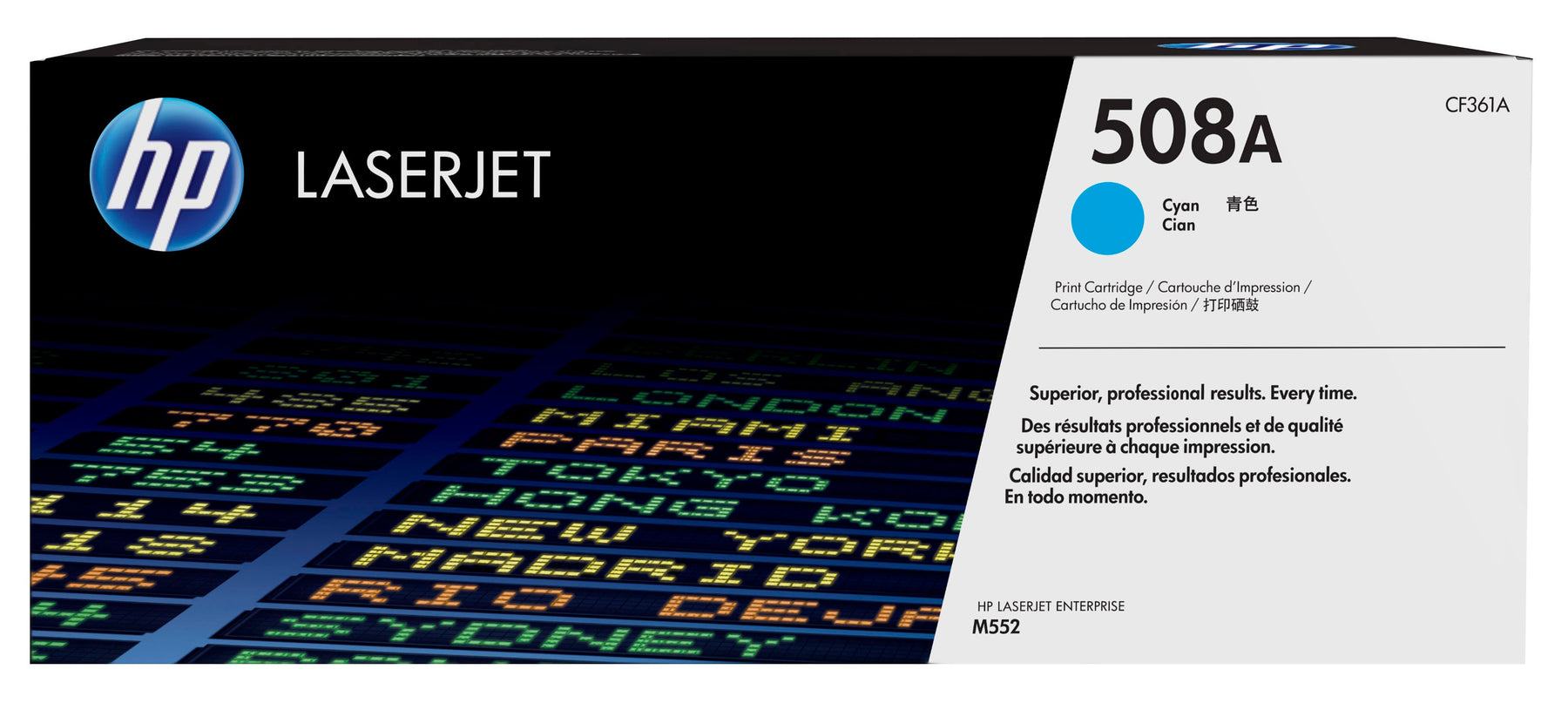 HP 508A - Azul cian - Genuino - LaserJet - Cartucho de tóner (CF361A) - para Color LaserJet Enterprise MFP M577, LaserJet Enterprise Flow MFP M577