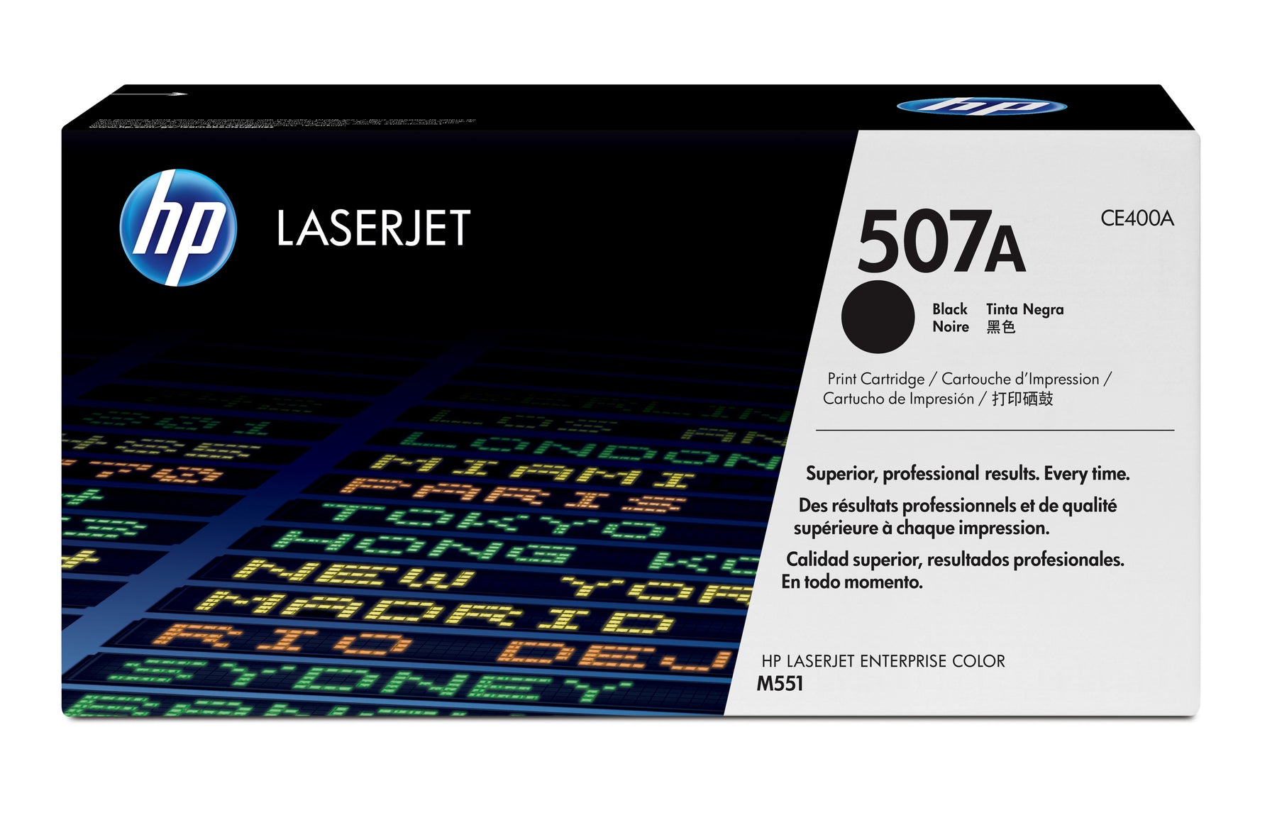 HP 507A - Preto - original - LaserJet - cartucho de toner (CE400A) - para Color LaserJet Enterprise MFP M575, LaserJet Pro MFP M570