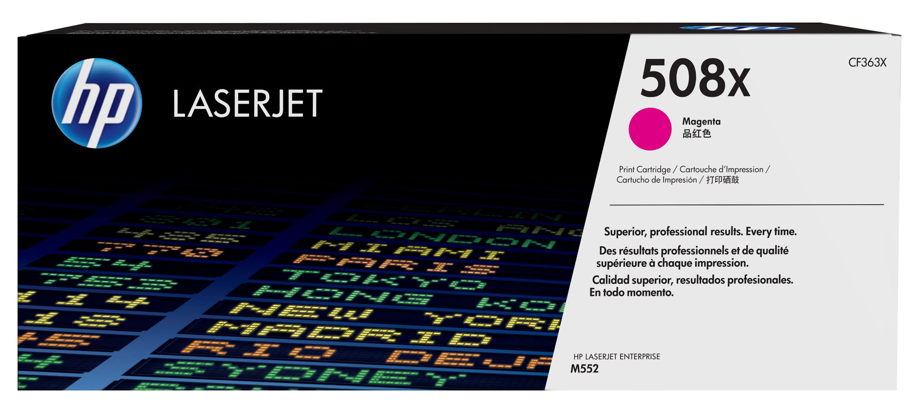 HP 508X - Alto Rendimento - magenta - original - LaserJet - cartucho de toner (CF363X) - para Color LaserJet Enterprise MFP M577, LaserJet Enterprise Flow MFP M577