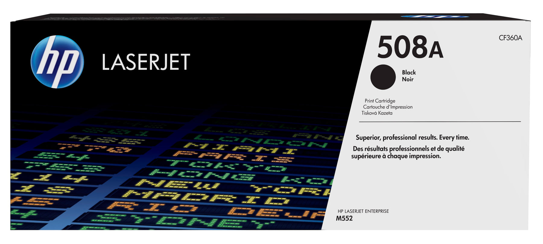 HP 508A - Negro - Genuino - LaserJet - Cartucho de tóner (CF360A) - para Color LaserJet Enterprise MFP M577, LaserJet Enterprise Flow MFP M577