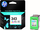 HP 343 - Color (cyan, magenta, yellow) - original - ink cartridge - for Officejet 100, 150, 63XX, H470, K7103, Photosmart 25XX, 26XX, 375, 42X, C4193, C4194