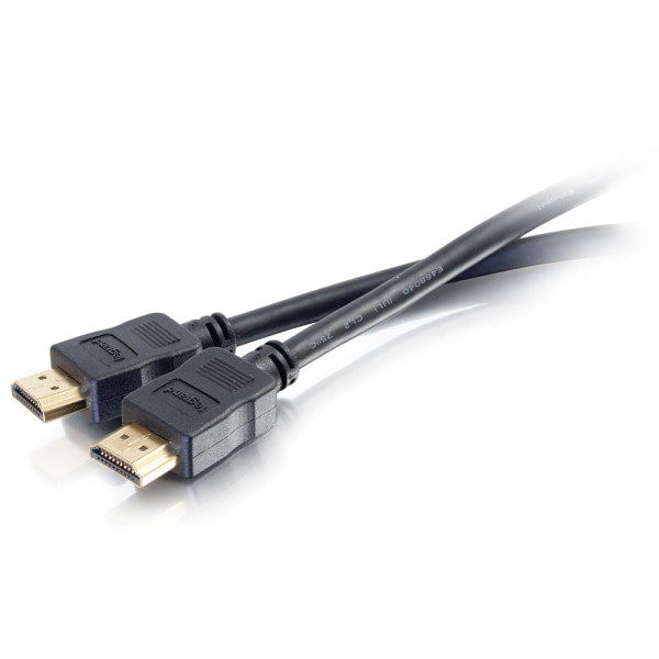 Cable HDMI de alta velocidad premium con Ethernet C2G de 5,5 m (18 pies) - 4K 60 Hz - Alta velocidad premium - Cable HDMI con Ethernet - HDMI macho a HDMI macho - 5,5 m - Blindado - Negro - Soporte 4K
