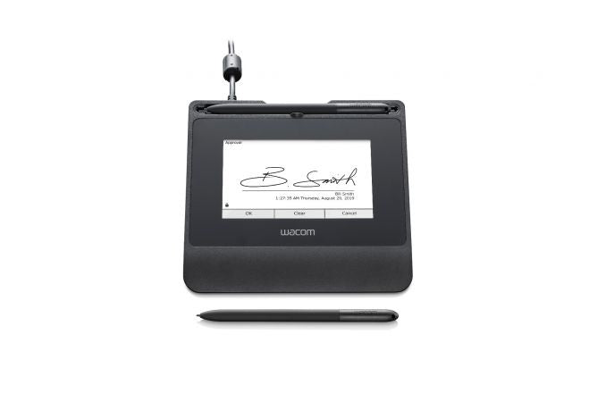 Wacom STU-540 - Terminal de assinatura c/ monitor LCD - 10.8 x 6.5 cm - eletromagnético - com cabo - serial, USB 2.0 - preto