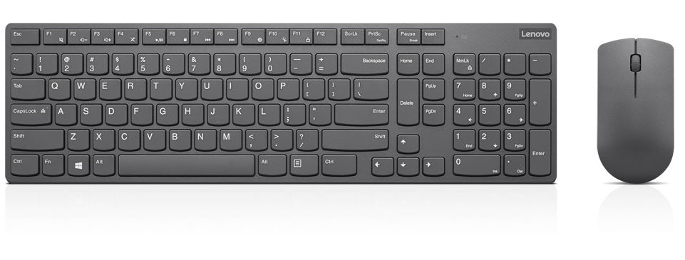 Lenovo Professional Ultraslim Combo - Conjunto de teclado e rato - sem fios - 2.4 GHz - Português - cinza ferro - para ThinkCentre M90, M90n-1 IoT, ThinkPad P73, X1 Carbon (7th Gen), X1 Extreme (2nd Gen)
