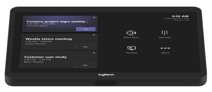 Logitech Room Solutions with Intel NUC for Microsoft Teams include everything you need to build out conference rooms with one or two displays. The 'Large' bundle comes pre-configured with a Microsoft-approved i5 11th Gen mini PC, Windows 10 IOT Enter