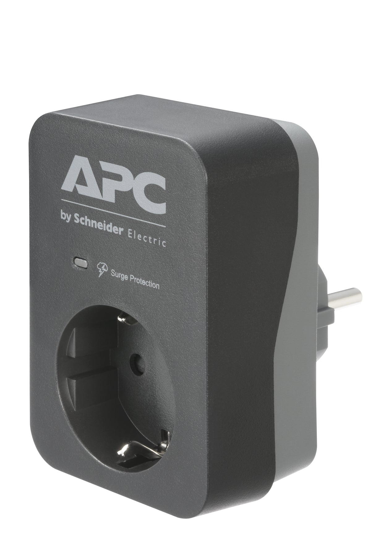 APC Essential Surgearrest PME1WB-GR - Protector contra sobretensiones - CA 220/230/240 V - 4000 Watt - Conectores de salida: 1 - Alemania - Negro
