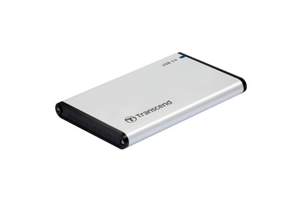 Caixa Transcend 2.5P USB3.0 Cinza - TS0GSJ25S3