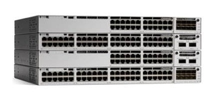 Cisco Catalyst 9300L - Network Essentials - conmutador - L3 - Administrado - 48 x 10/100/1000 (PoE+) + 4 x 10 Gigabit SFP+ (enlace ascendente) - montaje en riel - PoE+ (890 W) - 1 año Network Essentials