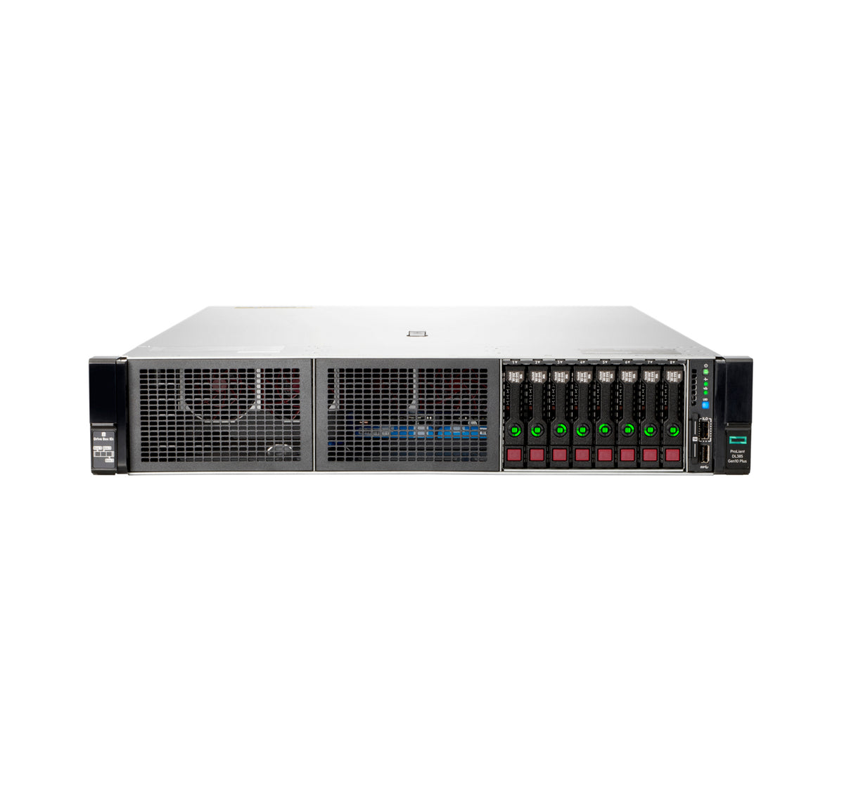 HPE ProLiant DL385 Gen10 Plus - Servidor - montável em bastidor - 2U - 2-way - 1 x EPYC 7302 / 3 GHz - RAM 32 GB - SAS - hot-swap (permuta) 2.5" compartimento(s) - sem HDD - sem controlador de imagem - GigE, 10 GigE - monitor: nenhum