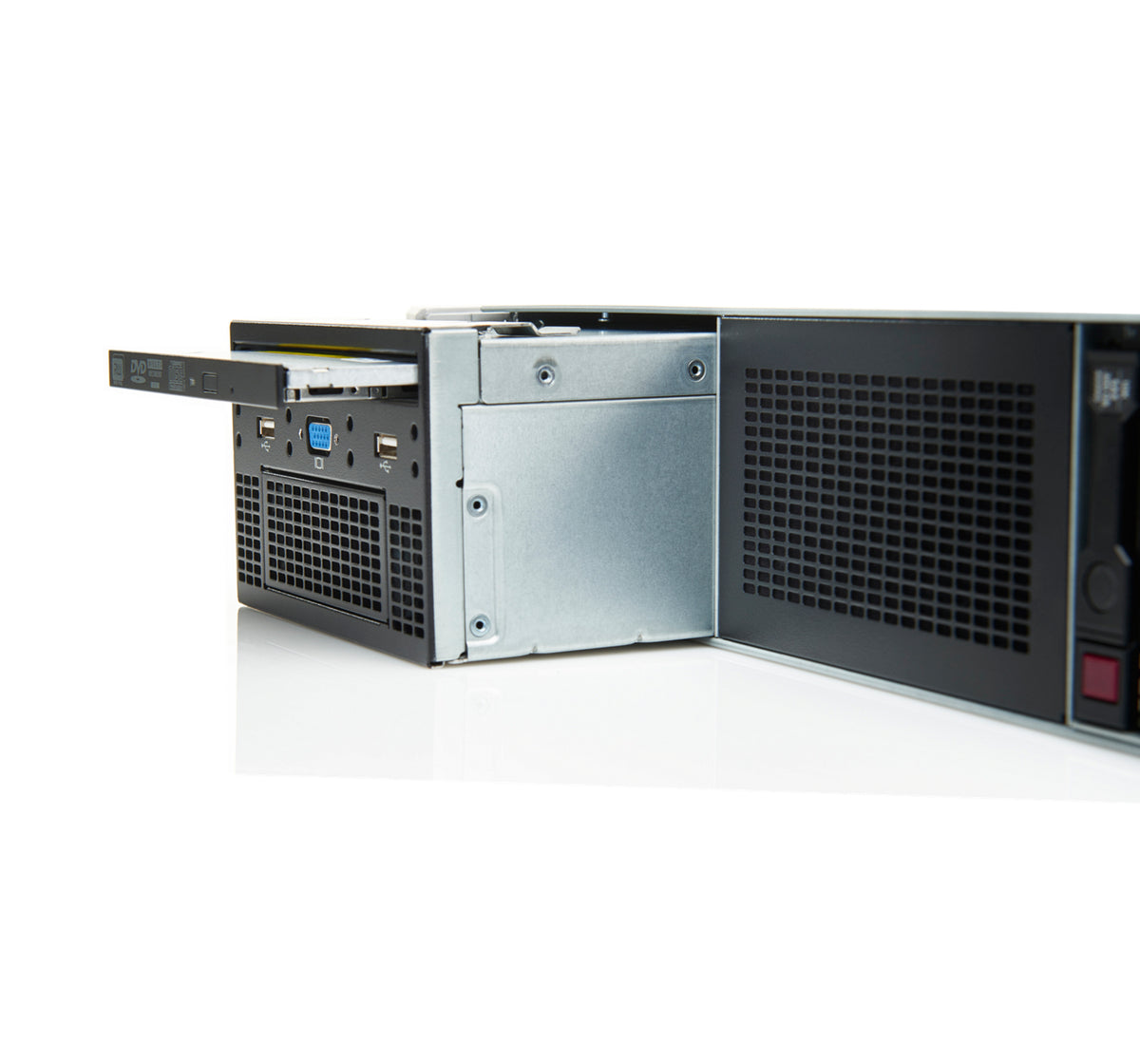 Kit HPE Universal Media Bay - Carcasa de unidad de almacenamiento - para ProLiant DL385 Gen10 Plus (2,5"), DL385 Gen10 Plus Entry (2,5")