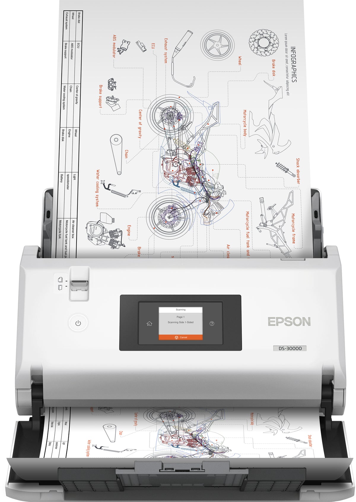 ESCANER EPSON FUERZA DE TRABAJO DS-30000