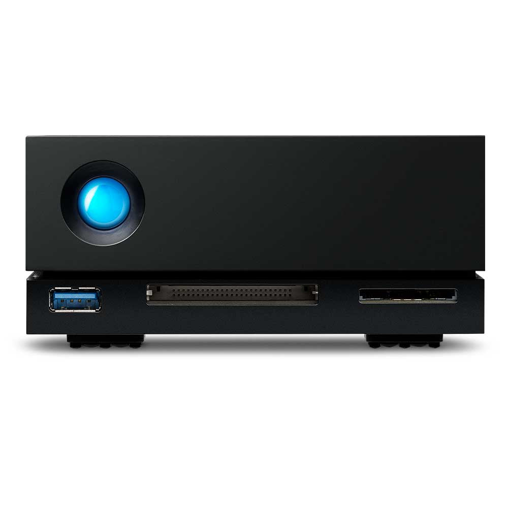 LaCie 1big Dock STHS4000800 - Conjunto de discos duros - 4 TB - 1 bahía (SATA-600) - 4 TB x 1 HDD - USB 3.1, Thunderbolt 3 (externo) - con plan de servicio de recuperación de datos Rescue de 5 años