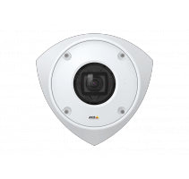 AXIS Q9216-SLV White - Network Surveillance Camera - Dome - Ligation Resistant - Color (Day&Night) - 4 MP - 2304 x 1728 - 720p, 1080p - M12 mount - Fixed Iris - Fixed Focus - Audio - HDMI - LAN 10 /100 - MJPEG, H.264, HEVC, H.265, MPEG-4 AVC