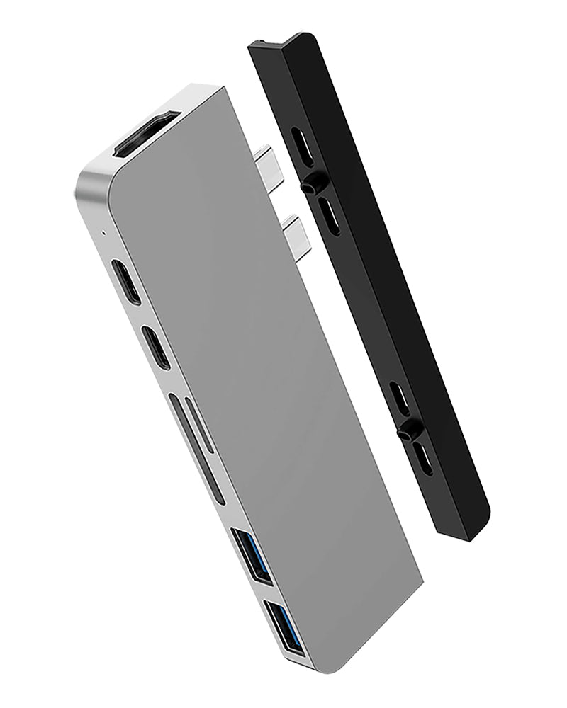 Concentrador 7 en 2 HyperDrive Duo - Estación de acoplamiento - USB-C x 2 - HDMI