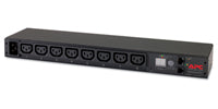 PDU para rack con medidor de APC - Tira de distribución de energía (montable en rack) - CA 200/208/230 V - Ethernet - entrada: IEC 60320 C20 - conectores de salida: 8 (IEC 60320 C13) - 1U - cable de 2,5 m - para P/N: AR3100, AR3150