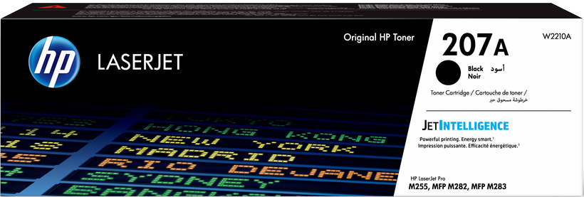 HP 207A - Preto - original - LaserJet - cartucho de toner (W2210A) - para Color LaserJet Pro M255dw, M255nw, MFP M282nw, MFP M283fdn, MFP M283fdw