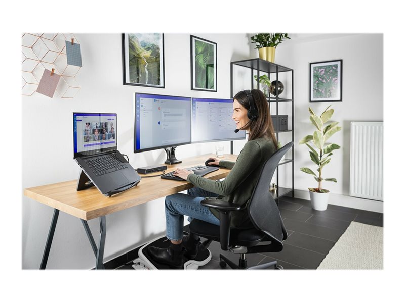 BRAZO SMARTFIT ONETOUCH 2MONIT NEGR (K59601WW)