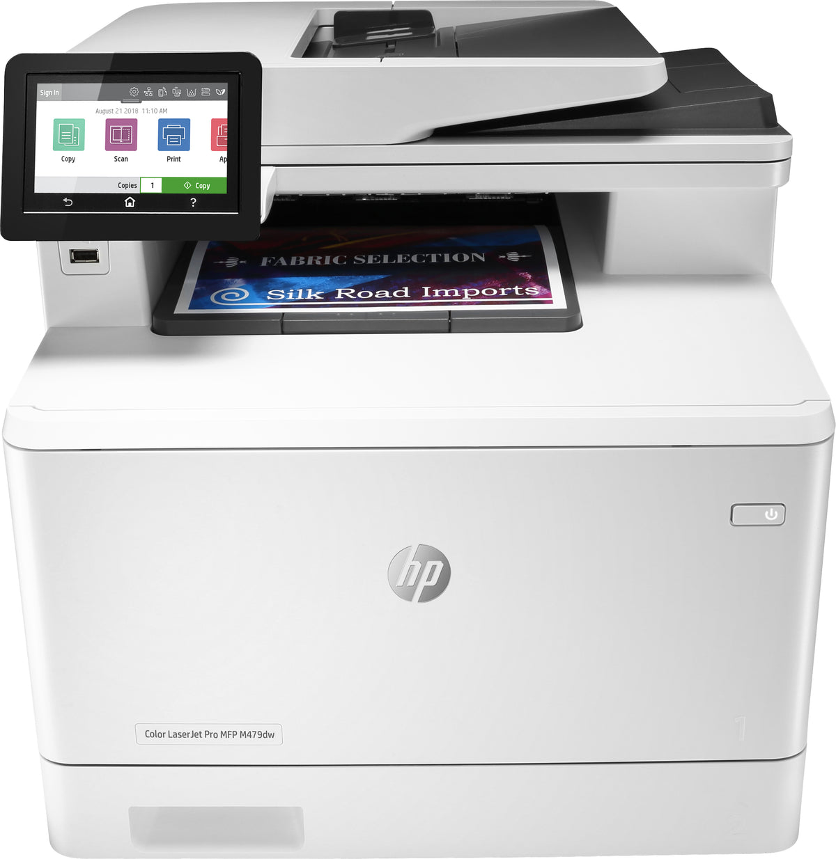 HP Color LaserJet Pro MFP M479dw - Impressora multi-funções - a cores - laser - Legal (216 x 356 mm) (original) - A4/Legal (media) - até 27 ppm (cópia) - até 27 ppm (impressão) - 300 folhas - USB 2.0, LAN, Wi-Fi(n), host USB