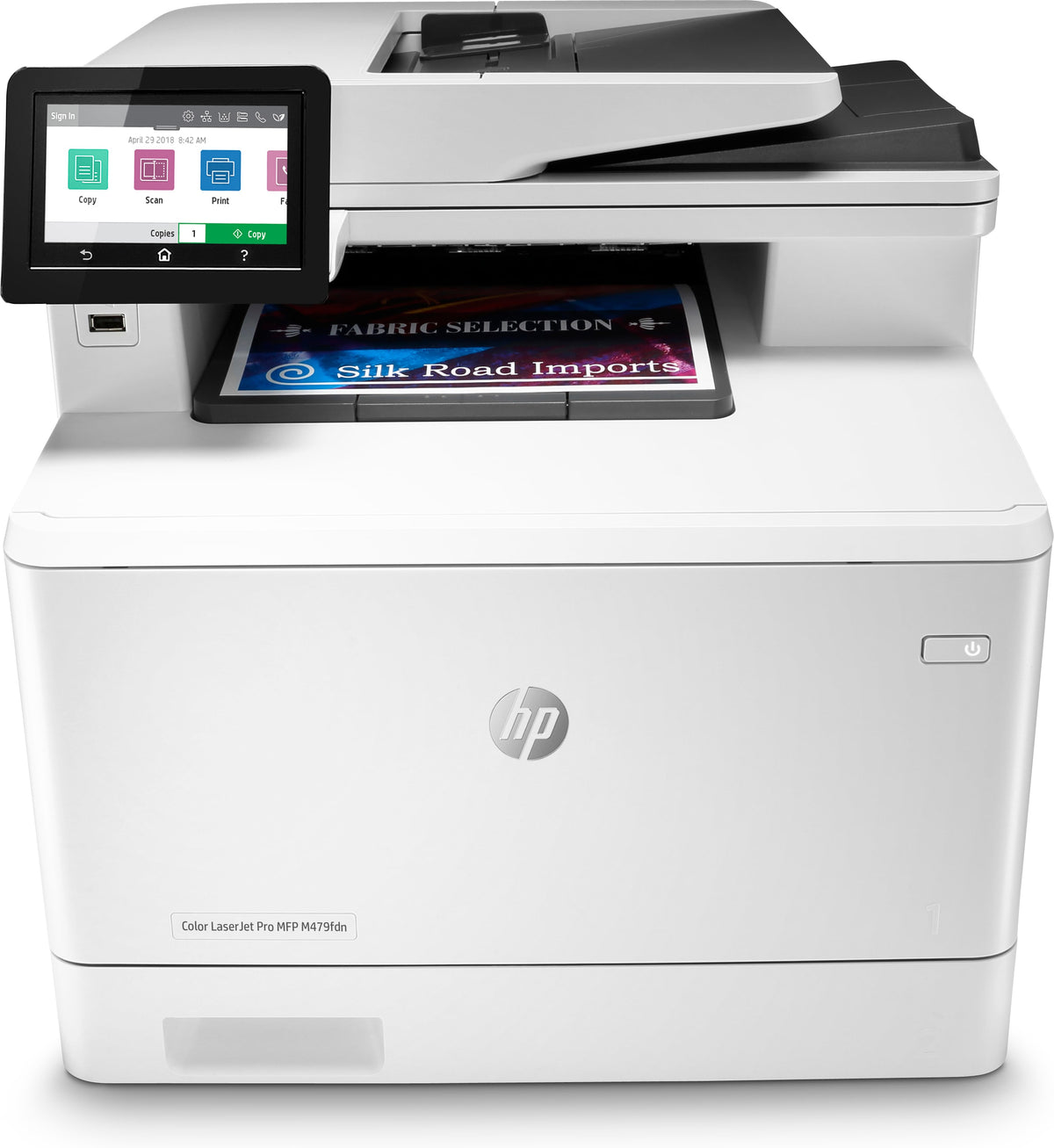 HP Color LaserJet Pro MFP M479fdn - Impressora multi-funções - a cores - laser - Legal (216 x 356 mm) (original) - A4/Legal (media) - até 27 ppm (cópia) - até 27 ppm (impressão) - 300 folhas - 33.6 Kbps - USB 2.0, LAN, host USB