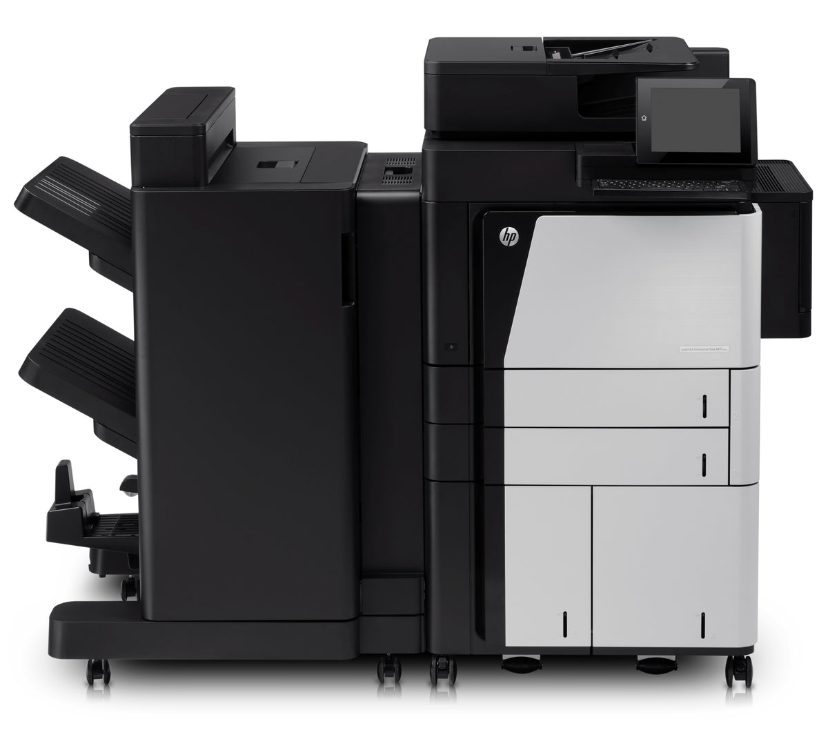 HP LaserJet Enterprise Flow MFP M830z - Impresora multifunción - B/N - láser - A3/Doble carta (297 x 432 mm) (original) - A3 (soportes) - hasta 56 ppm (copia) - hasta 56 ppm (impresión) - 1100 hojas - 33,6 Kbps - USB 2.0, LAN Gigabit, host USB