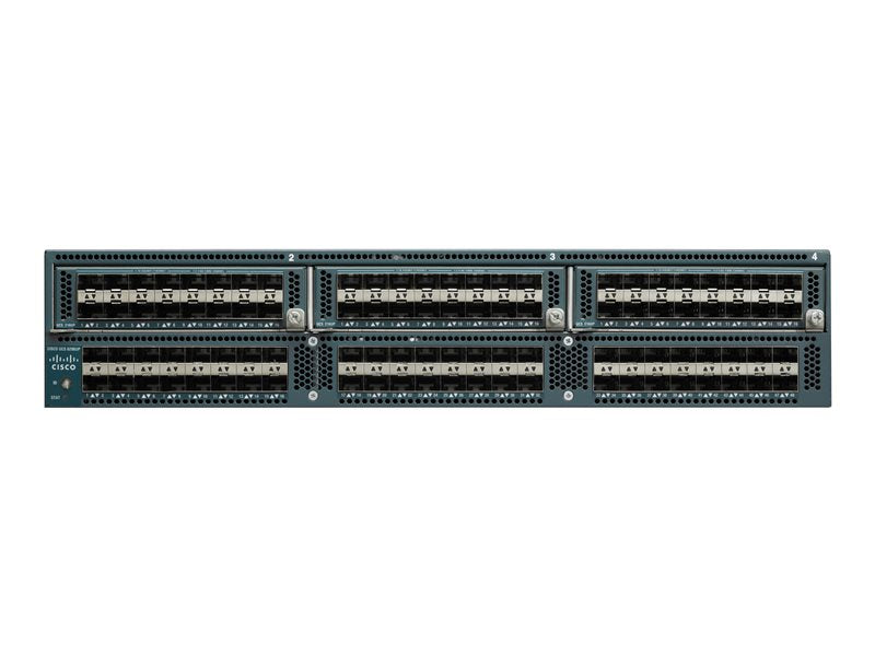 Interconexión de estructura Cisco UCS 6296UP - Conmutador - Administrado - 18 x 1 Gigabit / 10 Gigabit / Canal de fibra de 8 Gb / FCoE SFP+ - Montaje en riel - DISTI (UCS-FI-6296UP-CH2)