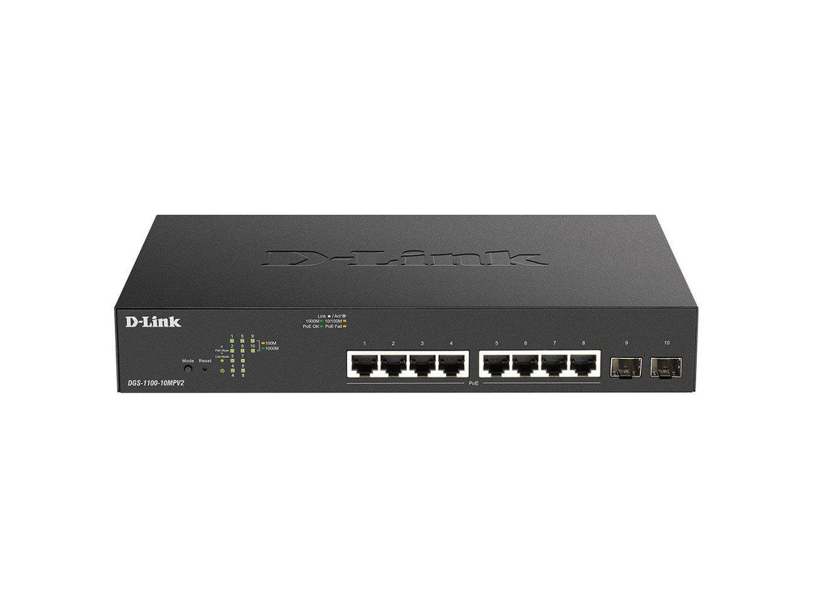 10-PORT POE+ GIGABIT SMART MANAGED