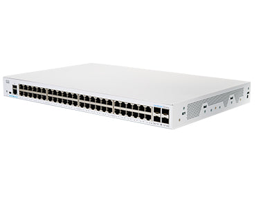 Cisco Business 350 Series 350-48T-4G - Switch - L3 - Admin - 48 x 10/100/1000 + 4 x SFP - montaje en riel