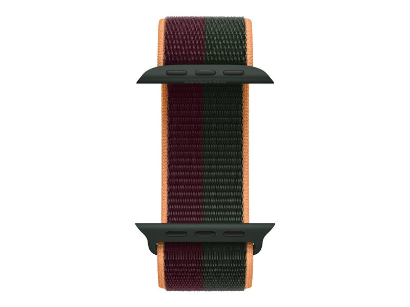 45mm Dark Cherry/Forest Green Sport Loop - Regular